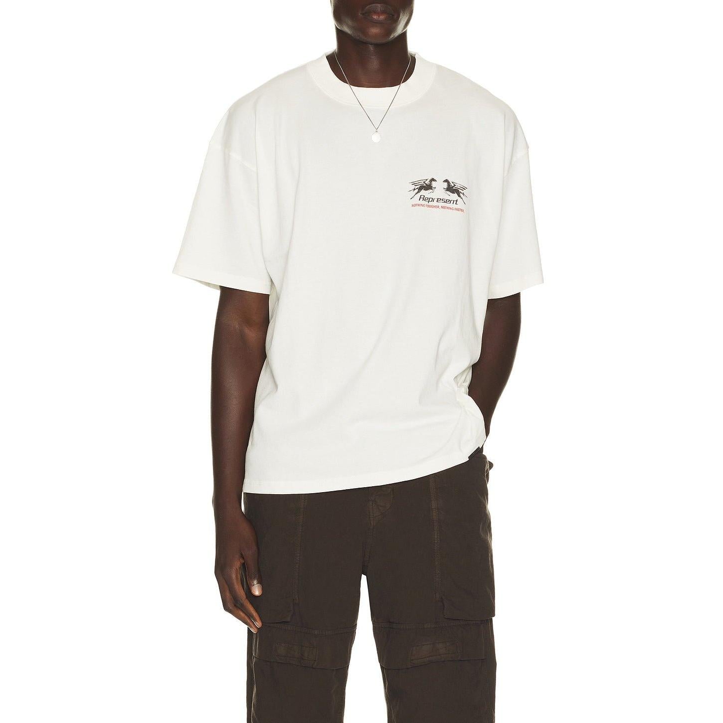Represent 24 Hour Service Tee Flat White - Im Your Wardrobe