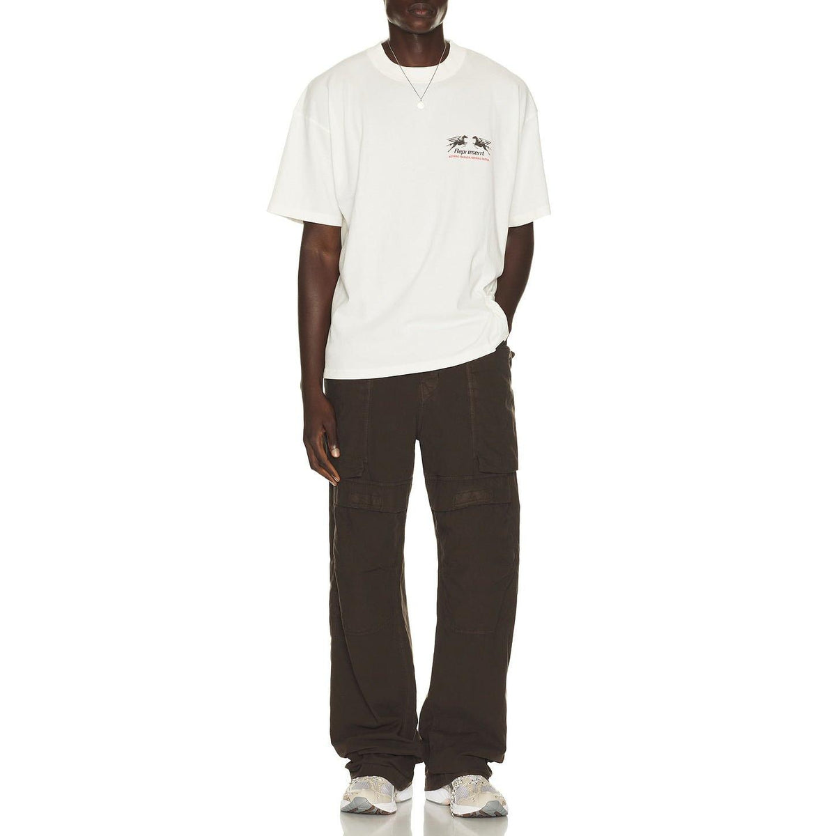 Represent 24 Hour Service Tee Flat White - Im Your Wardrobe