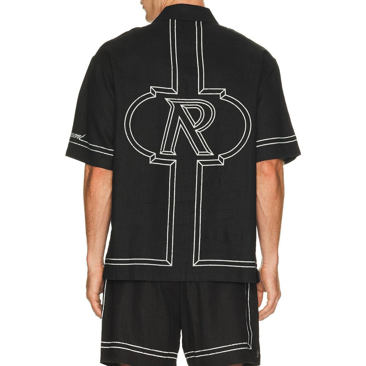 Represent Border Shirt Jet Black - Im Your Wardrobe