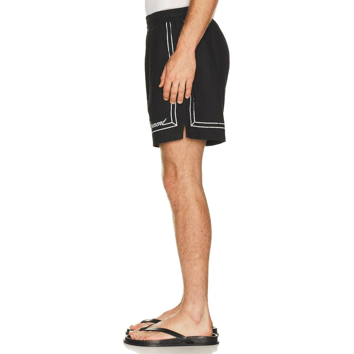 Represent Border Short Jet Black - Im Your Wardrobe