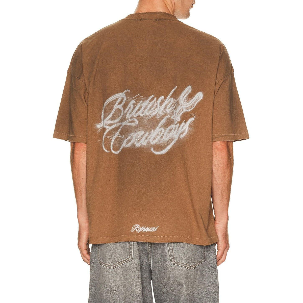 Represent British Cowboys Tee Dusty Brown - Im Your Wardrobe