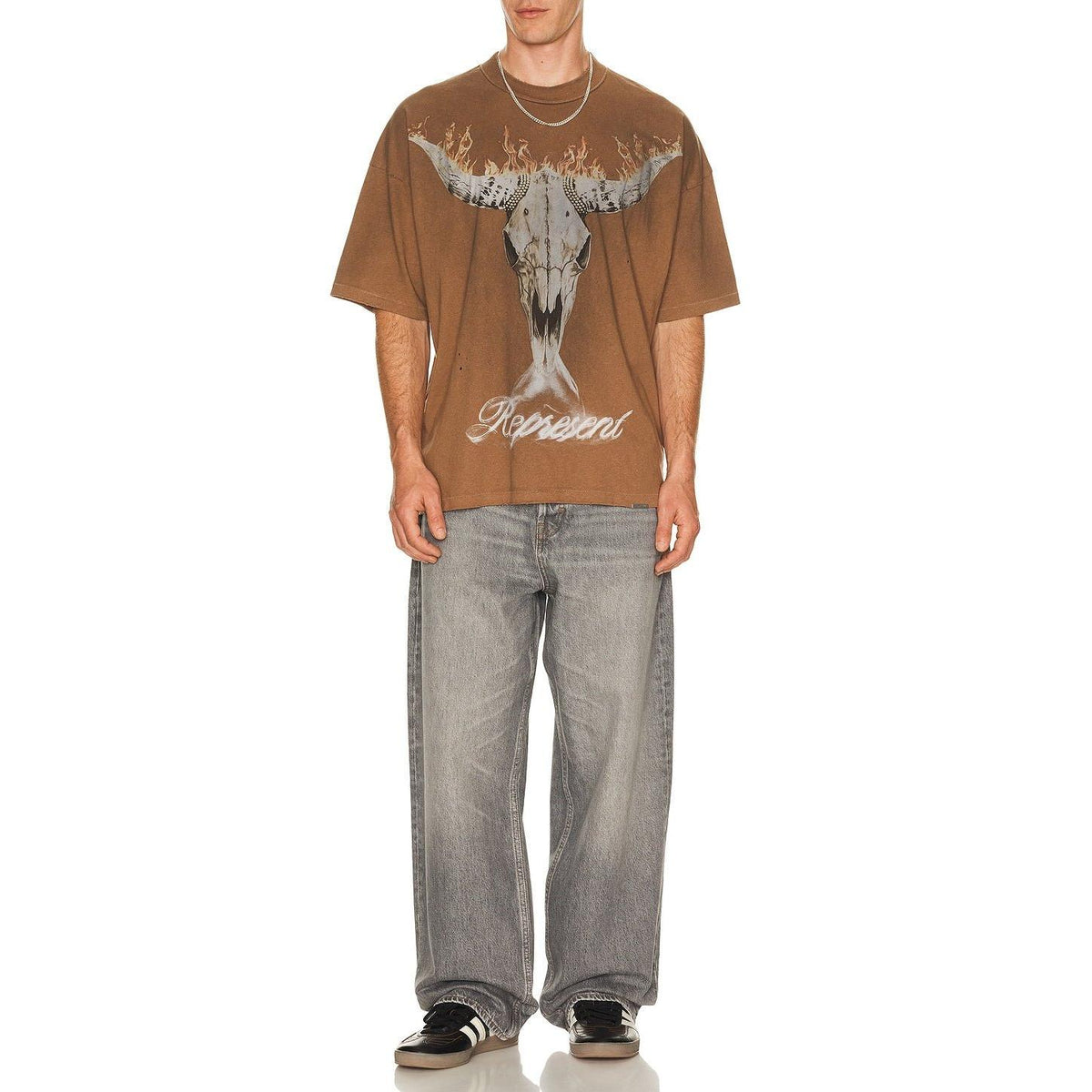 Represent British Cowboys Tee Dusty Brown - Im Your Wardrobe