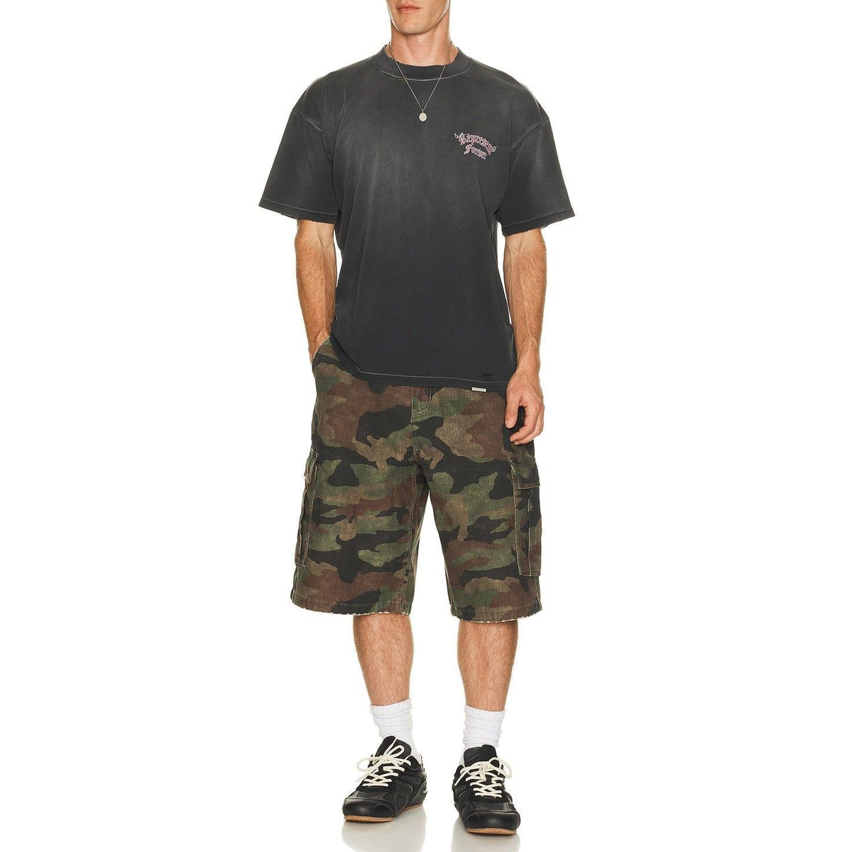 Represent Duality Tee Washed Black - Im Your Wardrobe