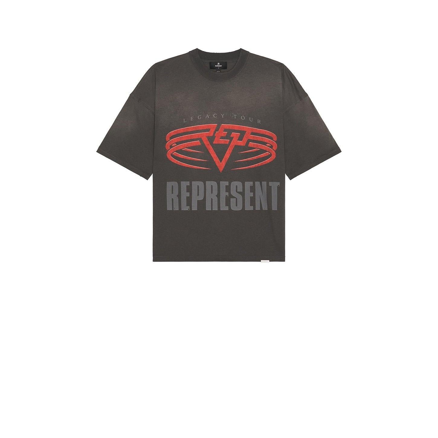 Represent Living Legacy Tee Sun Fade Grey - Im Your Wardrobe