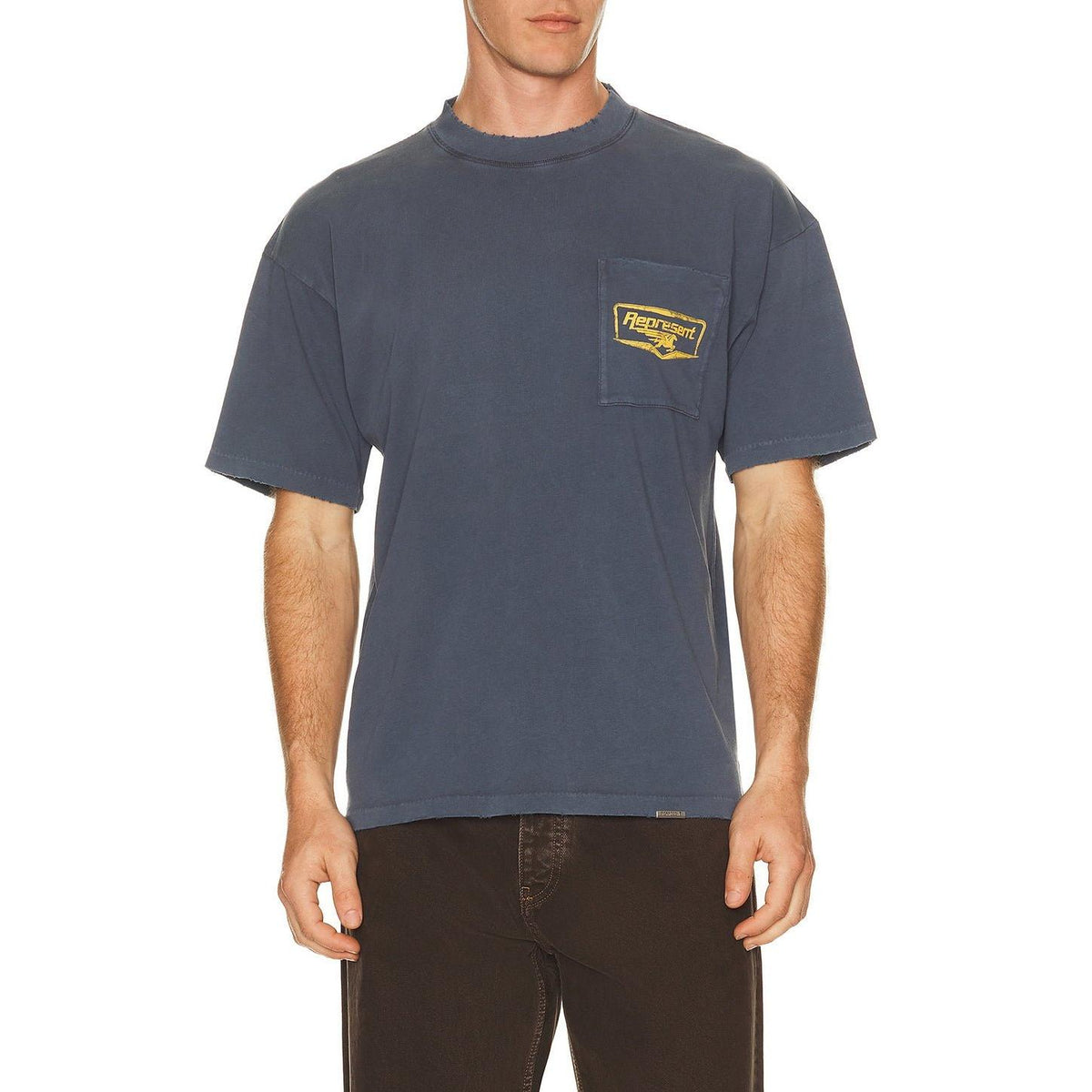 Represent Nothing Faster Tee Indigo - Im Your Wardrobe