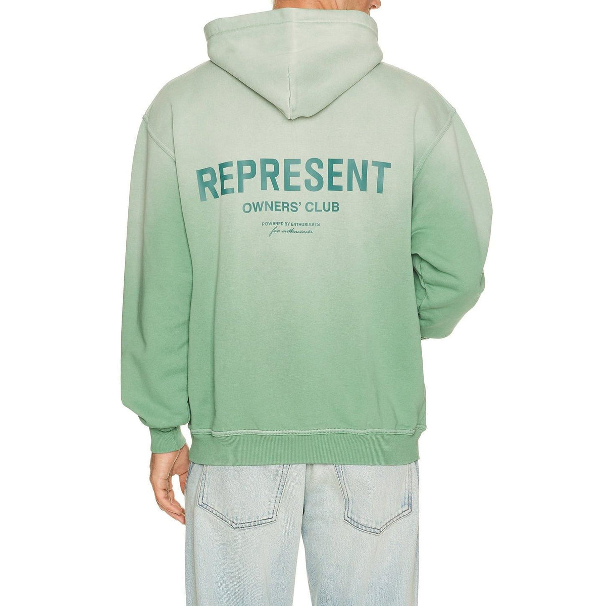 Represent Owners Club Hoodie Washed Aloe - Im Your Wardrobe