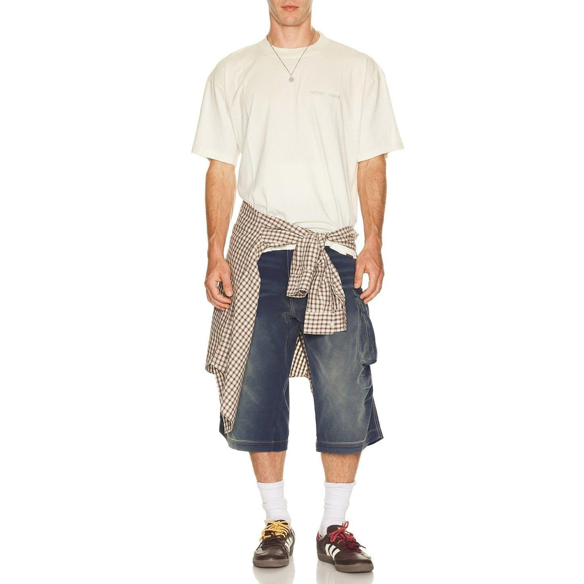 Represent Reverse Resent Tee Flat White - Im Your Wardrobe