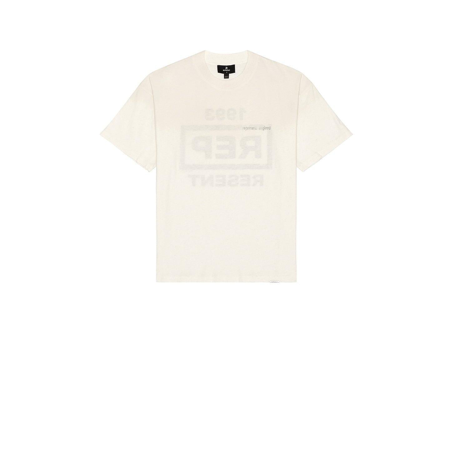 Represent Reverse Resent Tee Flat White - Im Your Wardrobe