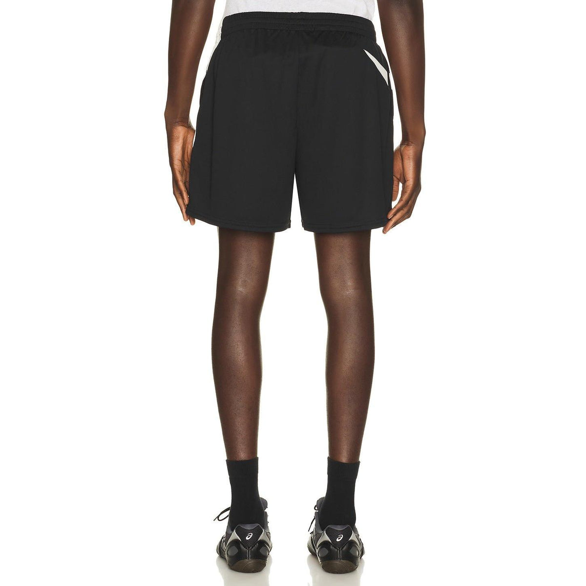 Represent Star Football Panelled Shorts Jet Black - Im Your Wardrobe