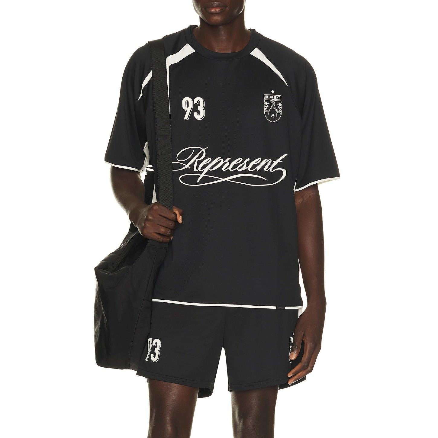 Represent Star Football Top Jet Black - Im Your Wardrobe