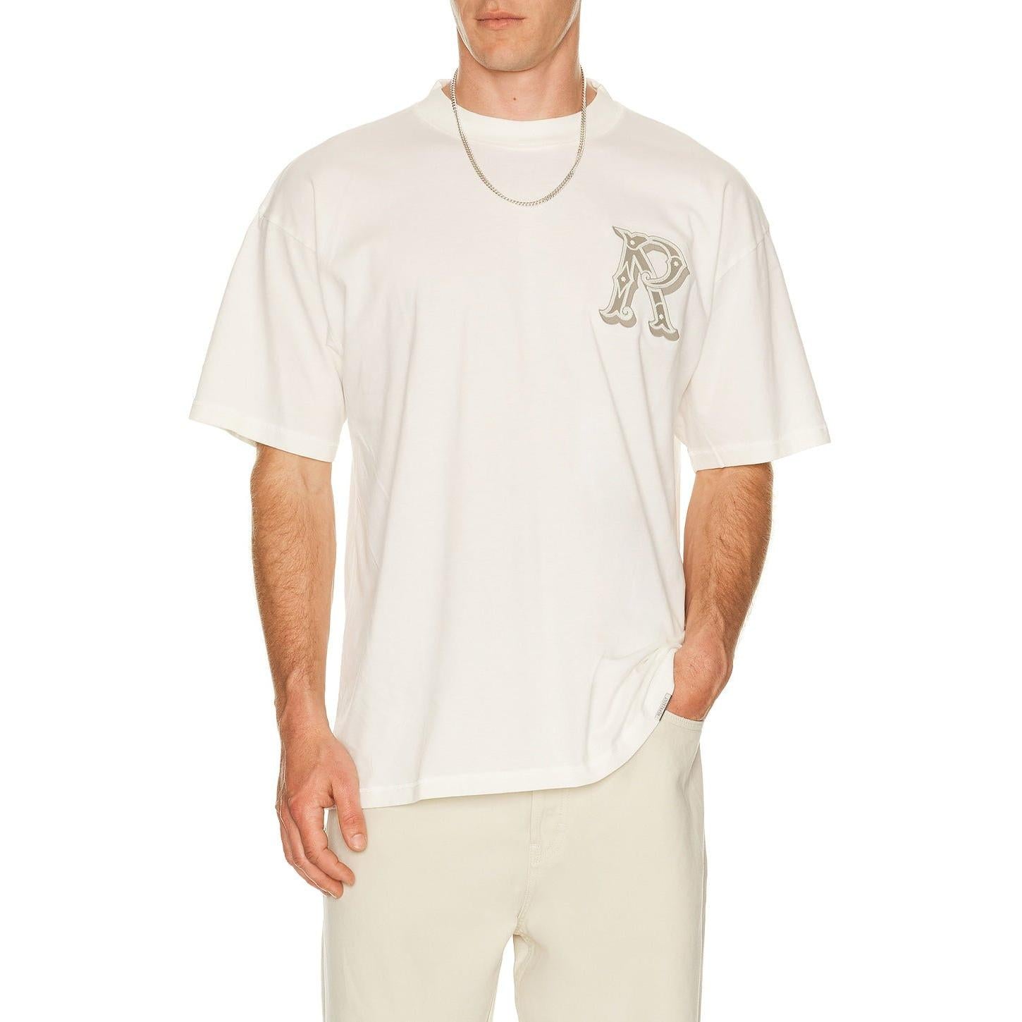 Represent Western Initial Tee Flat White - Im Your Wardrobe