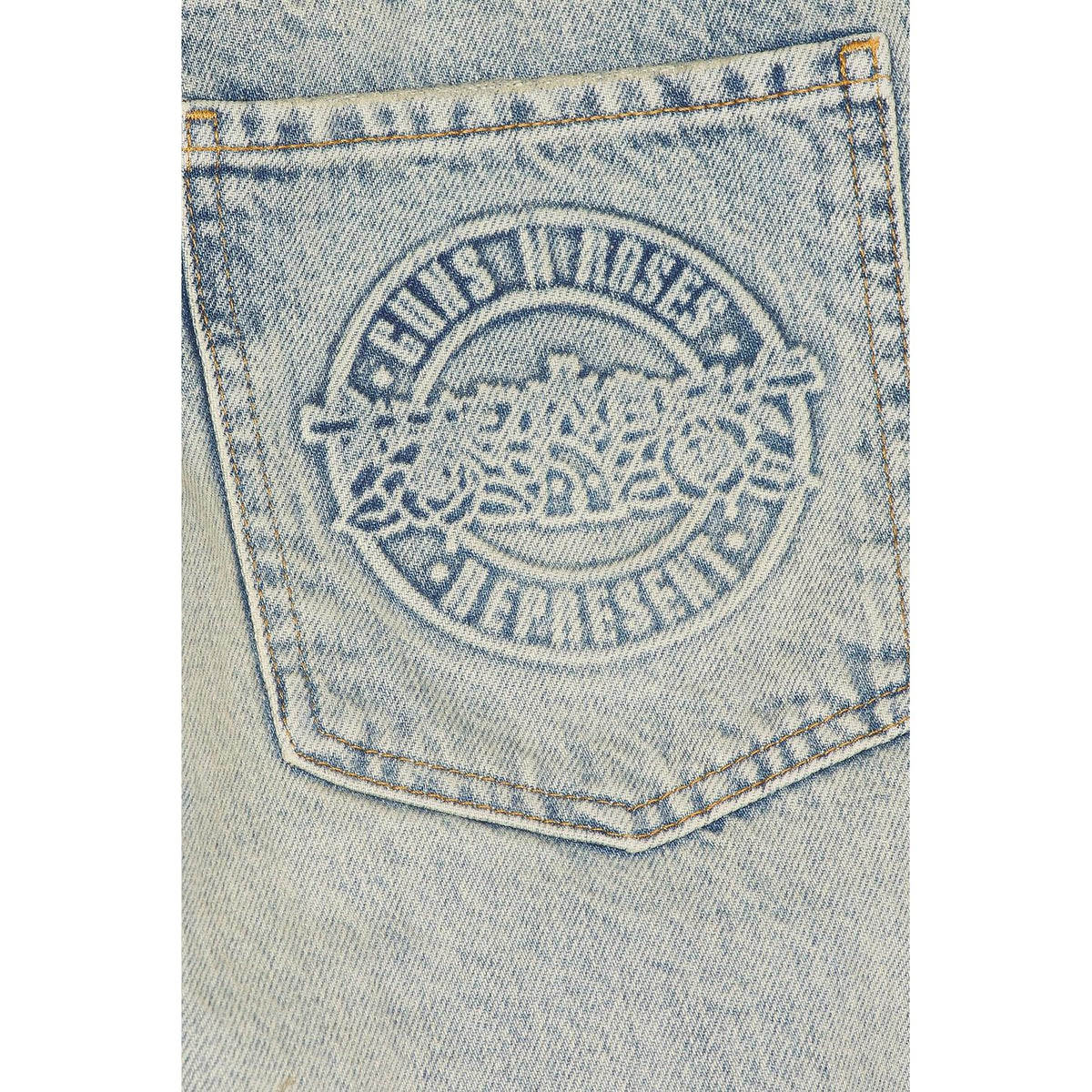 Represent x Guns N' Roses Denim Jeans Light Vintage Blue - Im Your Wardrobe
