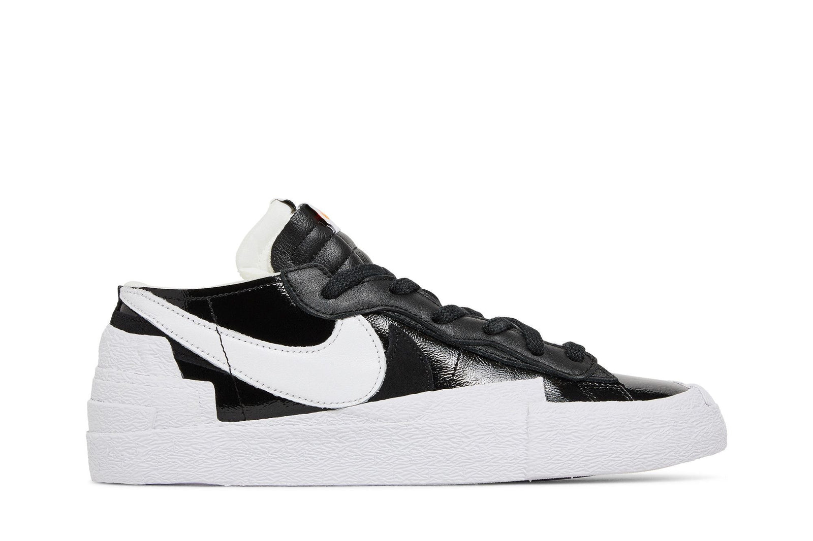 sacai x Nike Blazer Low Black Patent - Im Your Wardrobe
