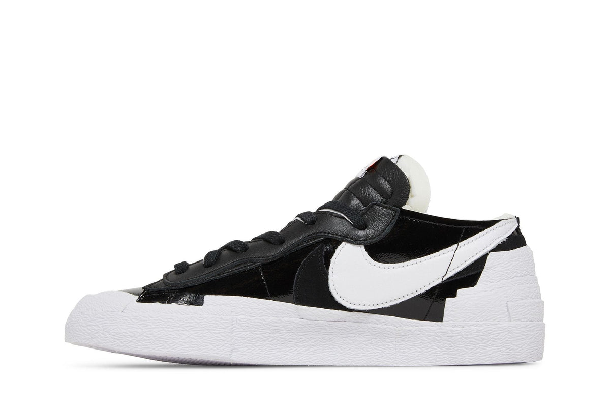 sacai x Nike Blazer Low Black Patent - Im Your Wardrobe