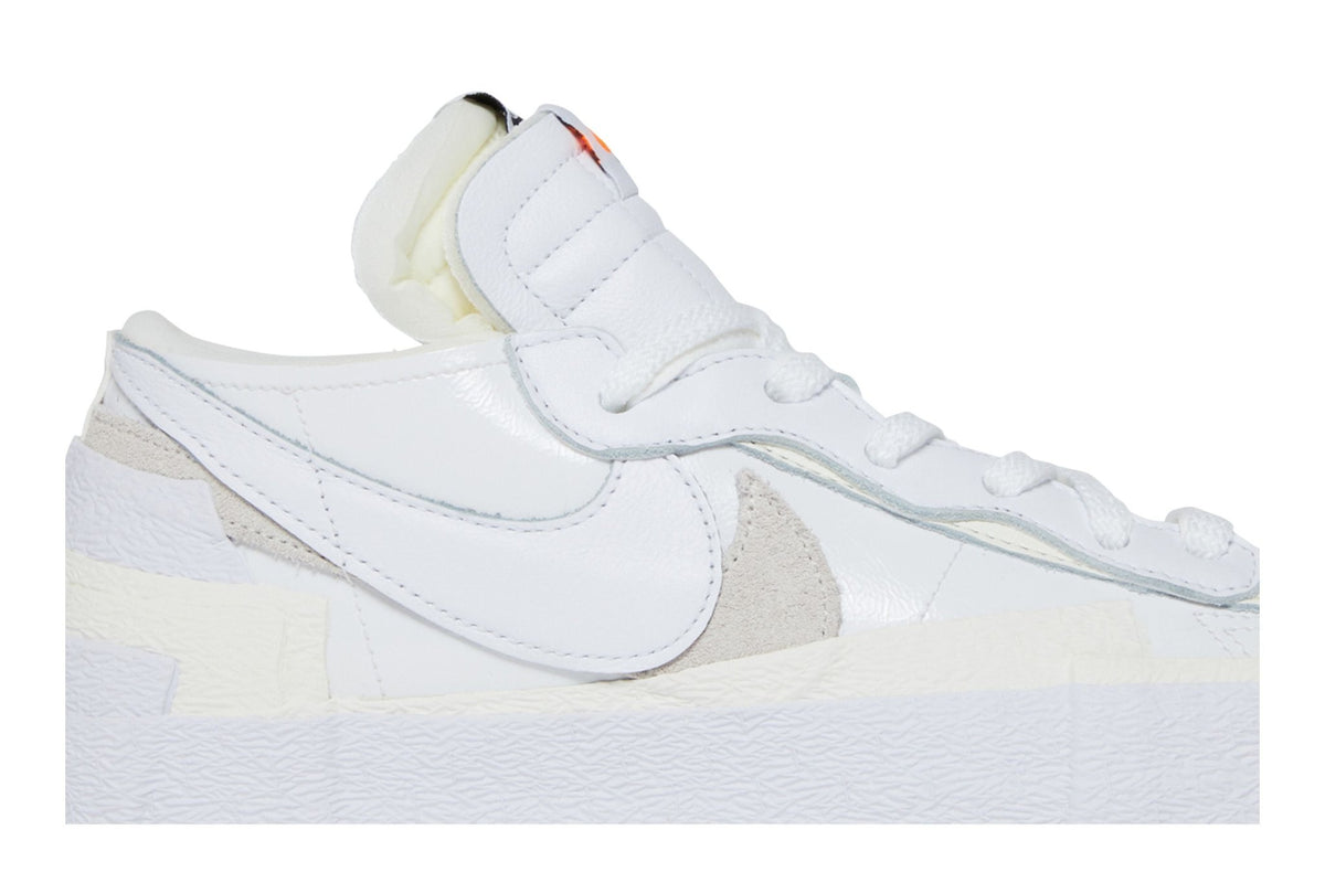sacai x Nike Blazer Low White Patent - Im Your Wardrobe