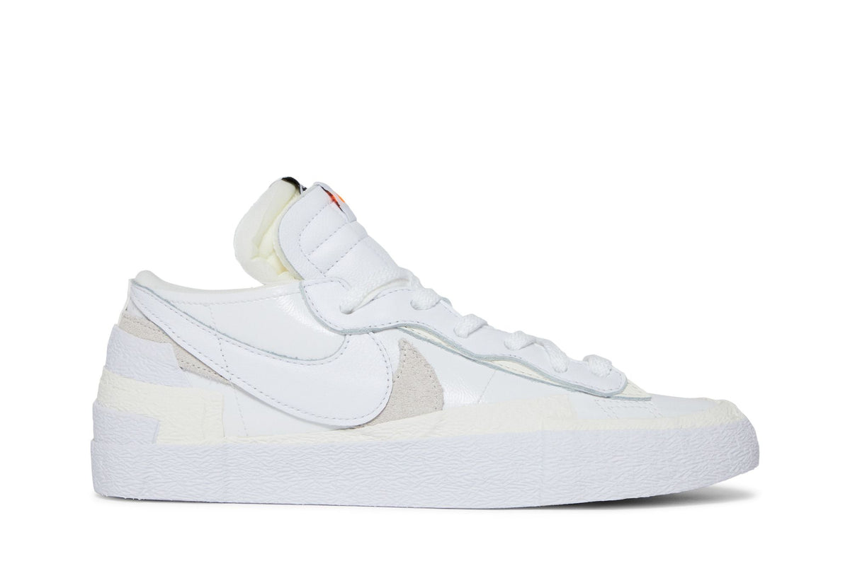 sacai x Nike Blazer Low White Patent - Im Your Wardrobe