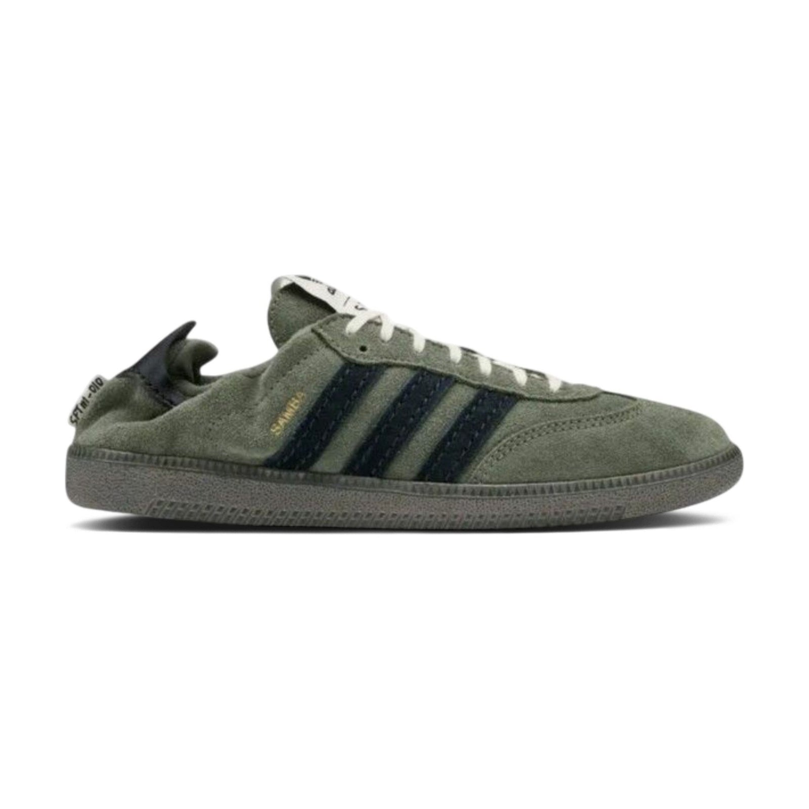 Song For The Mute x adidas Samba OG Base Green Core Black front