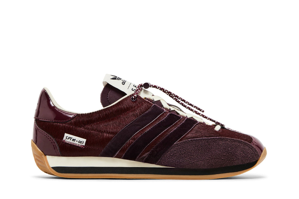 Song for the Mute x adidas Country OG Pony Hair Pack - Maroon - Im Your Wardrobe