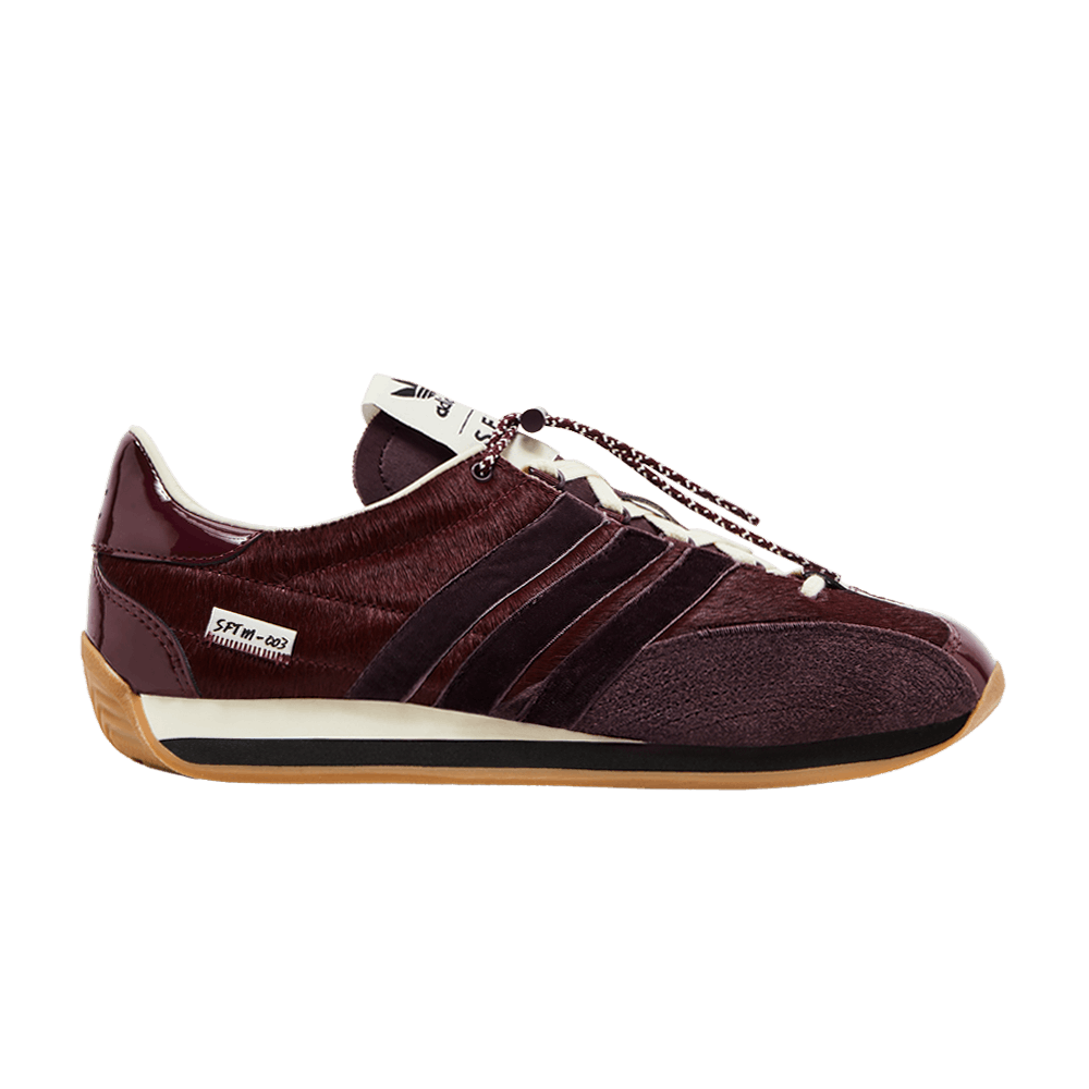 Song for the Mute x adidas Country OG Pony Hair Pack - Maroon - Im Your Wardrobe