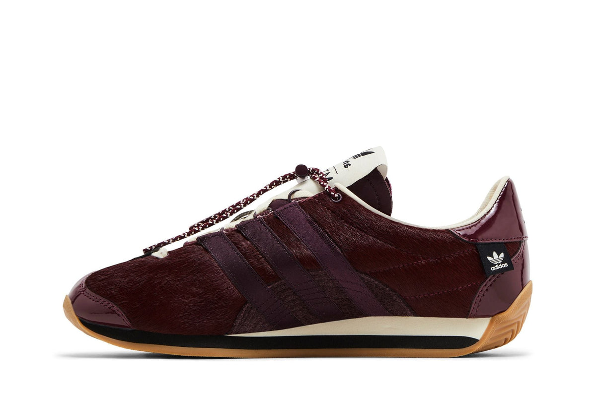 Song for the Mute x adidas Country OG Pony Hair Pack - Maroon - Im Your Wardrobe