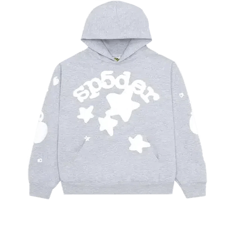 Sp5der Beluga Hoodie Heather Grey - Im Your Wardrobe