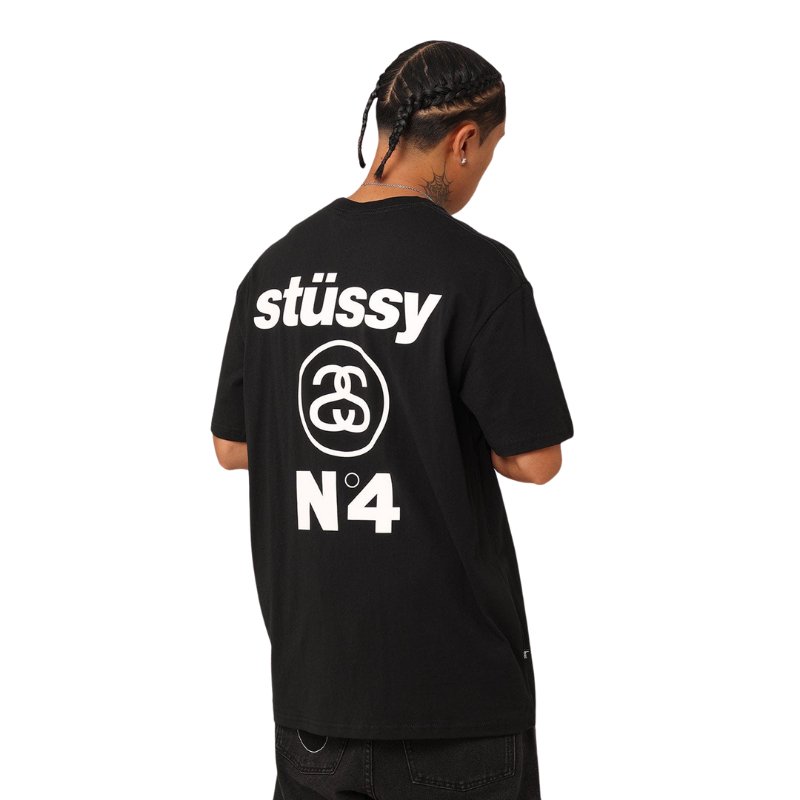 Stussy - Italic No. 4 Tee (Black) - Im Your Wardrobe