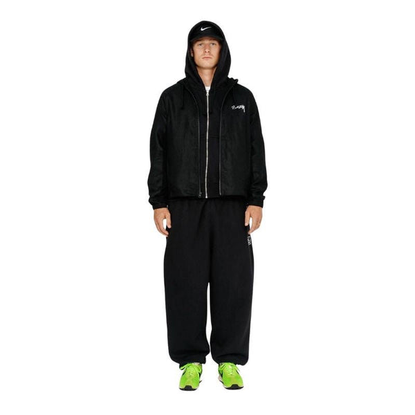 Buy Stussy x Nike Linen Shell Jacket (Black) (SS24) in NZ - Im 