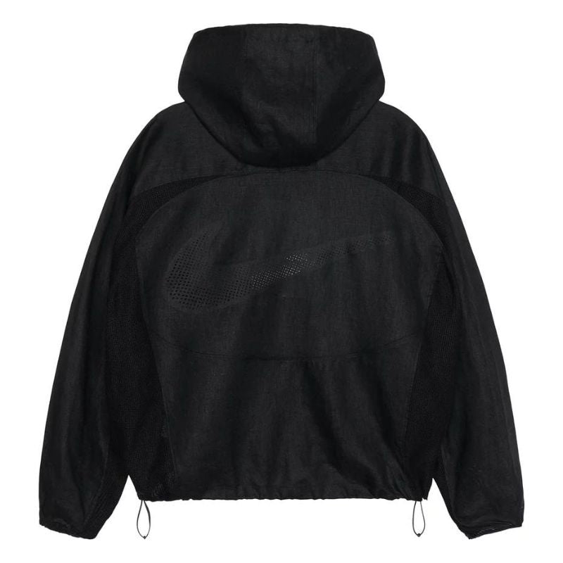 Stussy x Nike Linen Shell Jacket (Black) (SS24) - Im Your Wardrobe