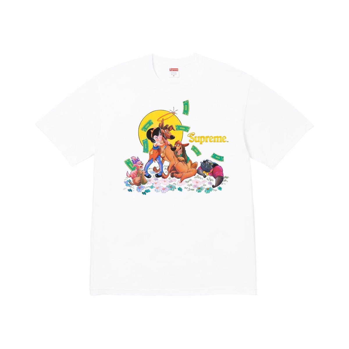Supreme All Dogs Go To Heaven Tee White - Im Your Wardrobe