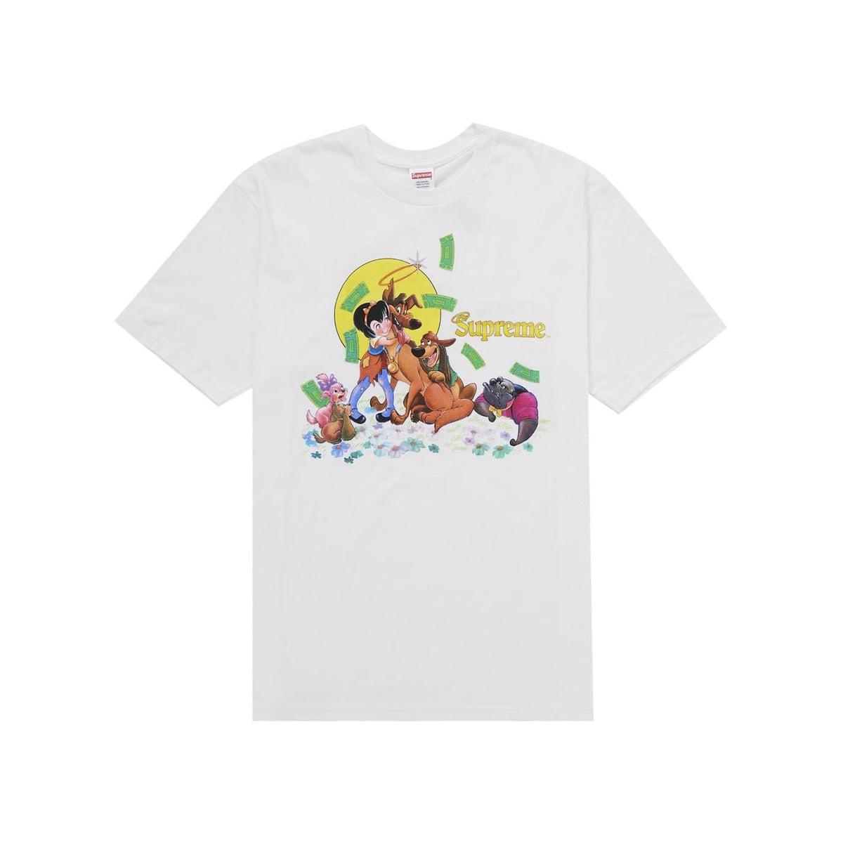 Supreme All Dogs Go To Heaven Tee White - Im Your Wardrobe