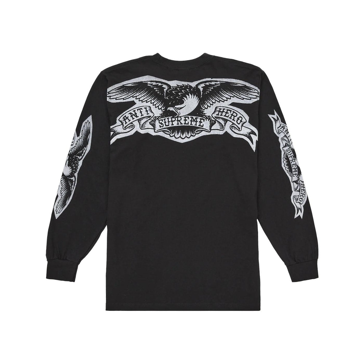 Supreme ANTIHERO Eagle L/S Tee Black - Im Your Wardrobe