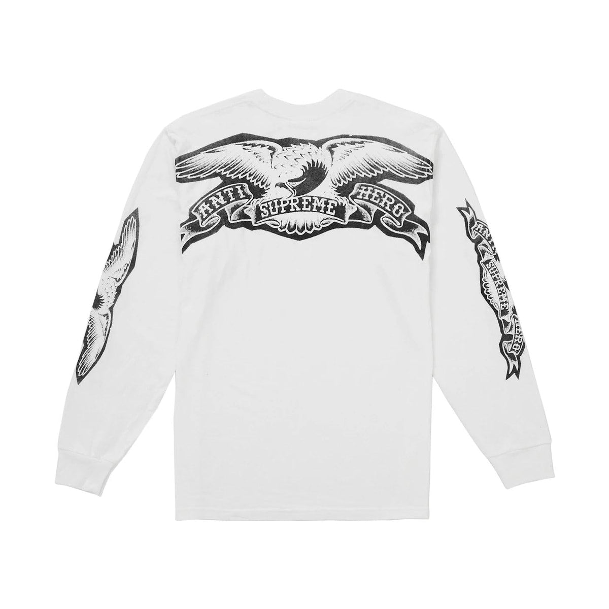 Supreme ANTIHERO Eagle L/S Tee White - Im Your Wardrobe