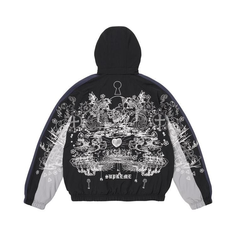 Supreme Aoi Fleece Lined Track Jacket Black - Im Your Wardrobe