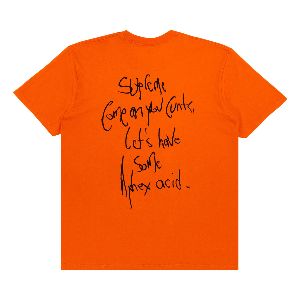 Supreme Aphex Twin Windowlicker Tee Orange - Im Your Wardrobe