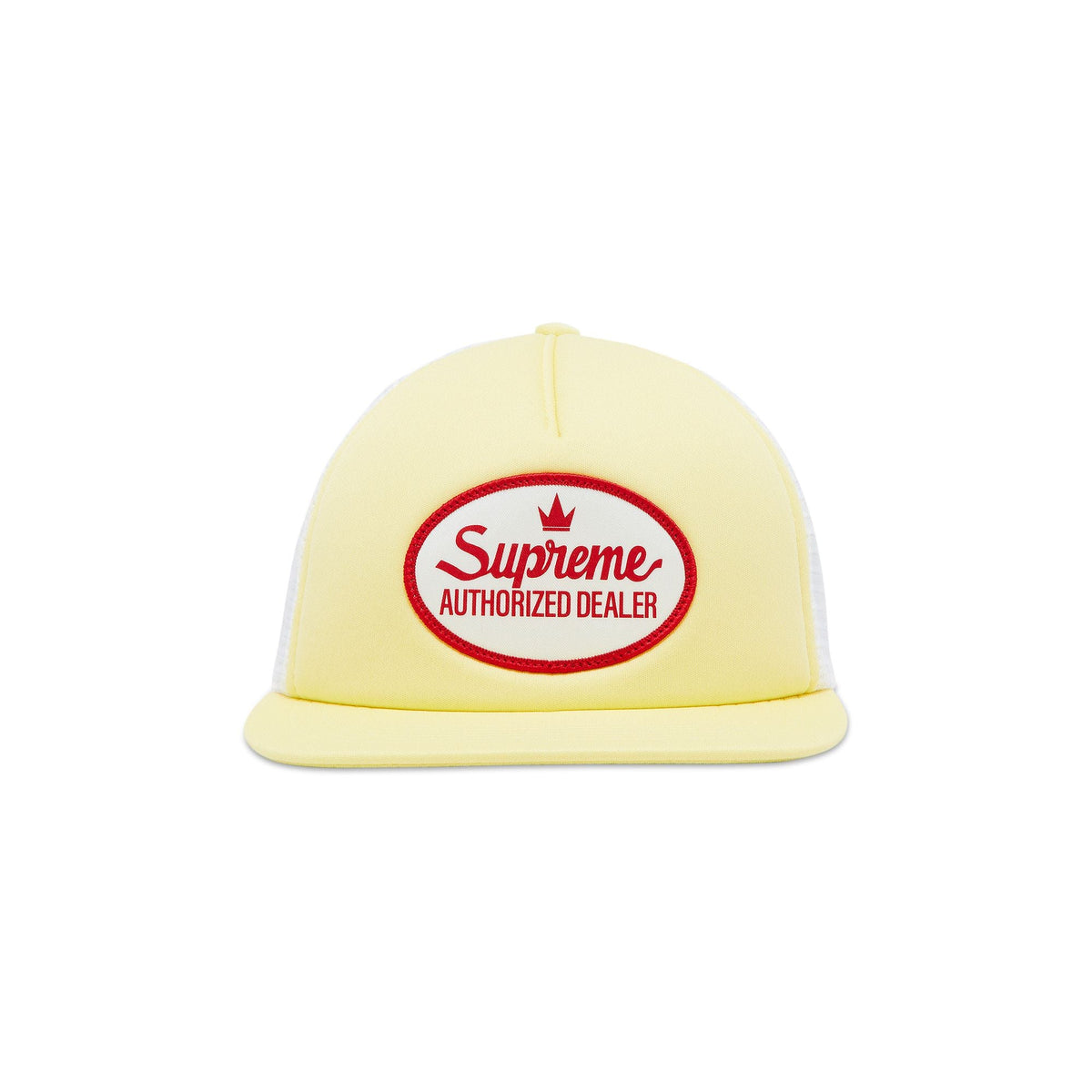 Supreme Authorized Mesh Back 5-Panel (SS25) Light Yellow - Im Your Wardrobe