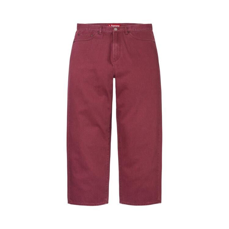 Supreme Baggy Jean Burgundy - Im Your Wardrobe