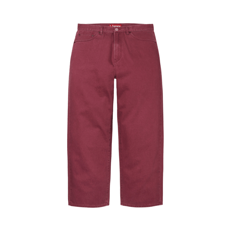 Supreme Baggy Jean Burgundy - Im Your Wardrobe