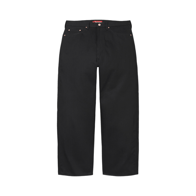 Supreme Baggy Selvedge Jean Rigid Black - Im Your Wardrobe