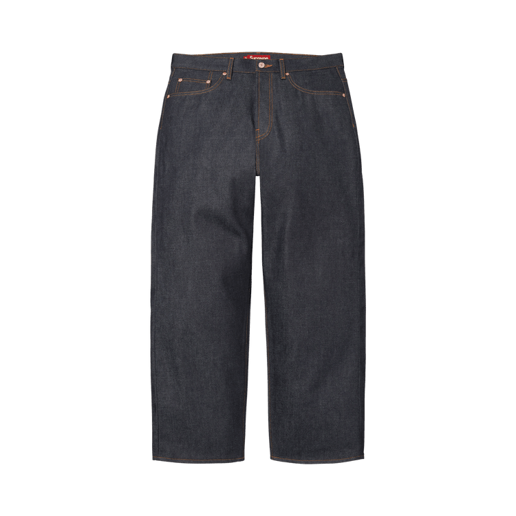 Supreme Baggy Selvedge Jean Rigid Indigo - Im Your Wardrobe