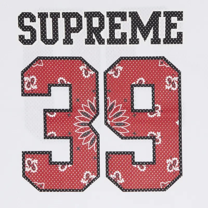 Supreme Bandana Football Jersey White - Im Your Wardrobe