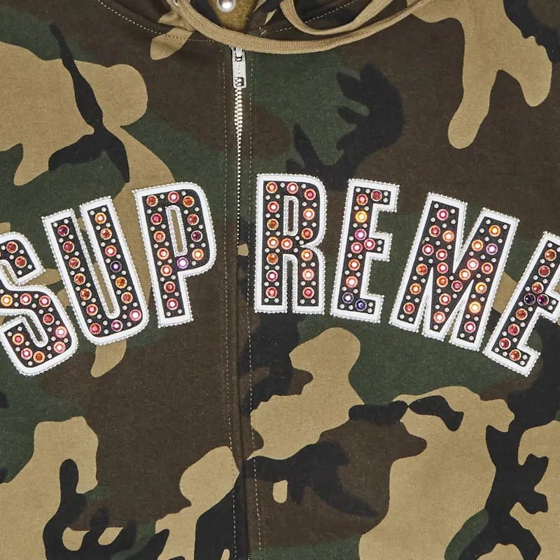 Buy Supreme b.b. Simon Zip Up Hooded Sweatshirt Woodland Camo in Buy Supreme b.b. Simon Zip Up Hooded Sweatshirt Woodland Camo in