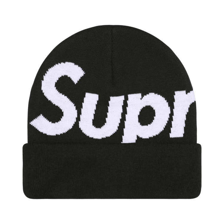 Supreme Big Logo Beanie Black - Im Your Wardrobe