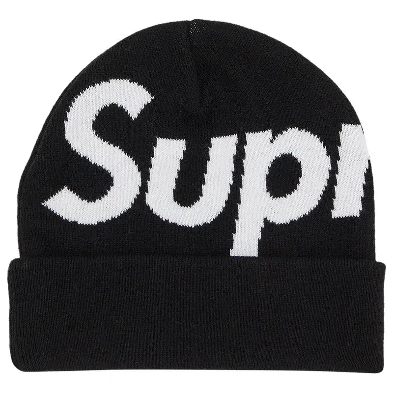 Supreme Big Logo Beanie (FW24) &#39;Black&#39; - Im Your Wardrobe