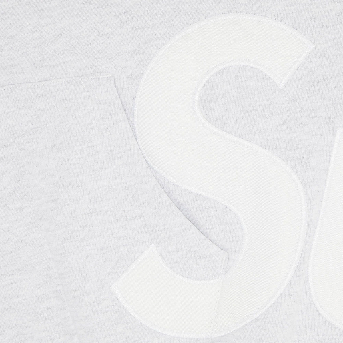 Supreme Big Logo Zip Up Hooded Sweatshirt Ash Grey - Im Your Wardrobe