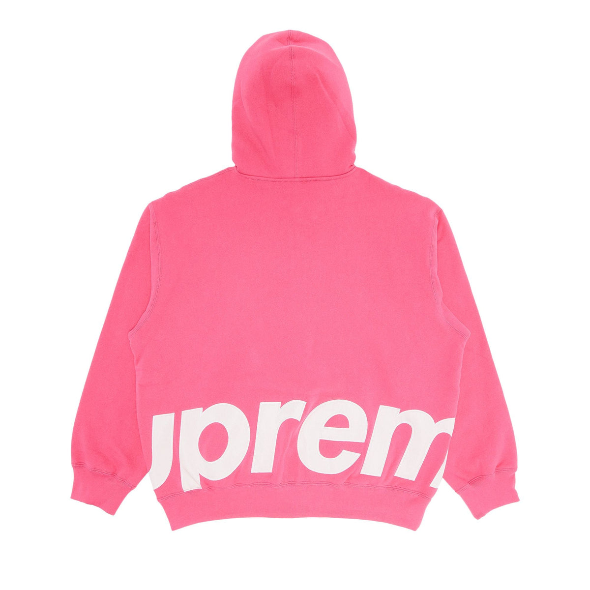 Supreme Big Logo Zip Up Hooded Sweatshirt Magenta - Im Your Wardrobe
