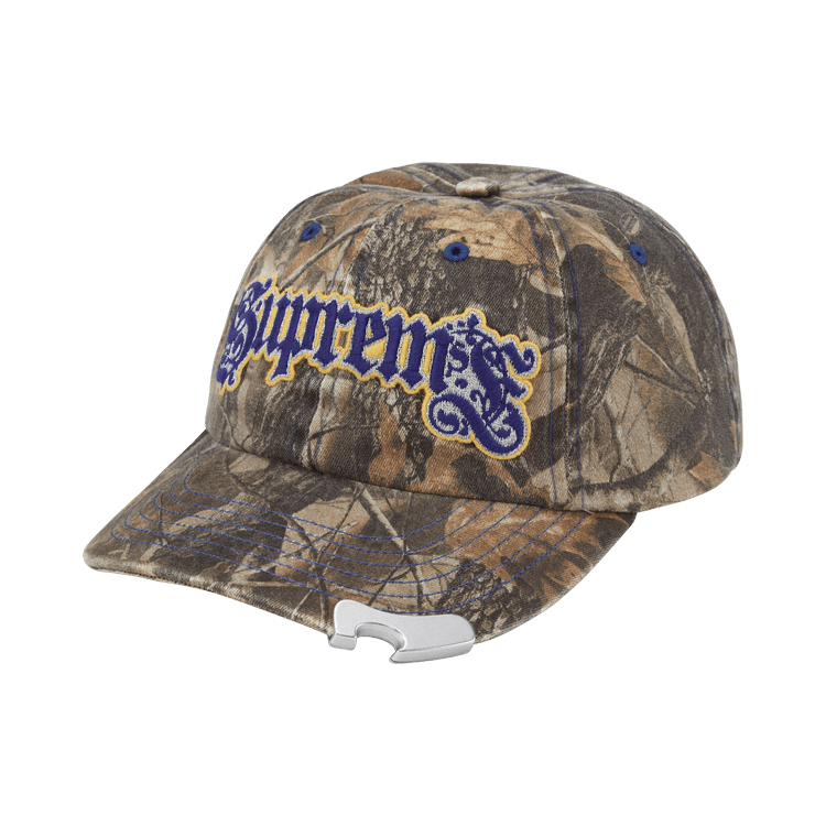 Supreme Bottle Opener 6-Panel (FW26) Realtree Hardwoods Camo - Im Your Wardrobe