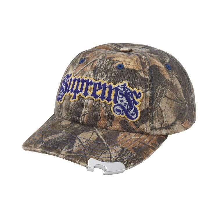 Supreme Bottle Opener 6-Panel (FW26) Realtree Hardwoods Camo - Im Your Wardrobe