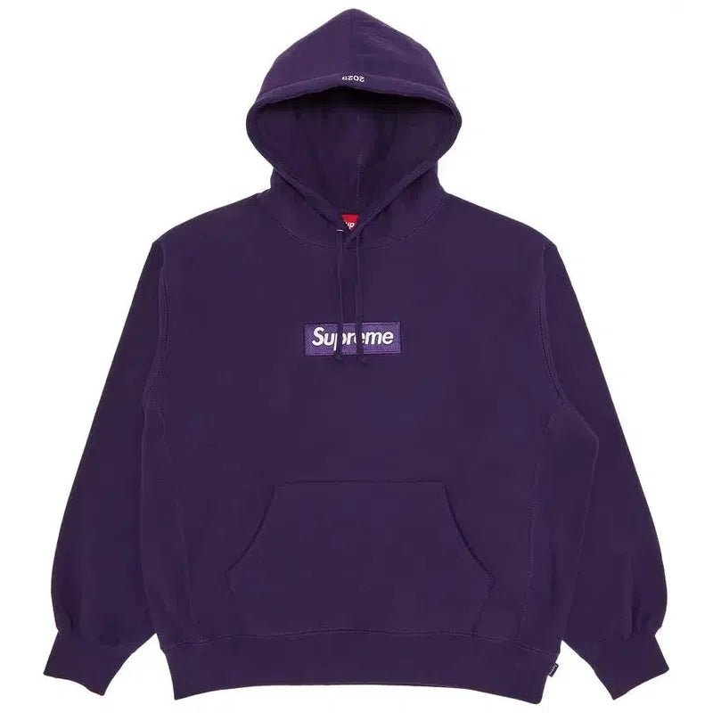 Supreme Box Logo Hooded Sweatshirt (FW23) Dark Purple - Im Your Wardrobe