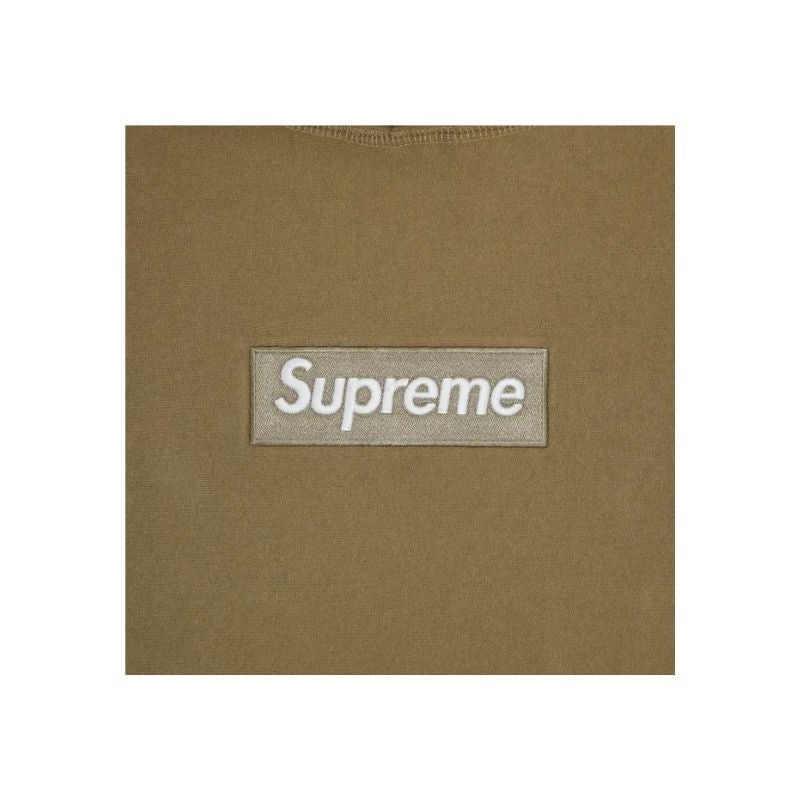 Supreme Box Logo Hooded Sweatshirt (FW23) Dark Sand - Im Your Wardrobe