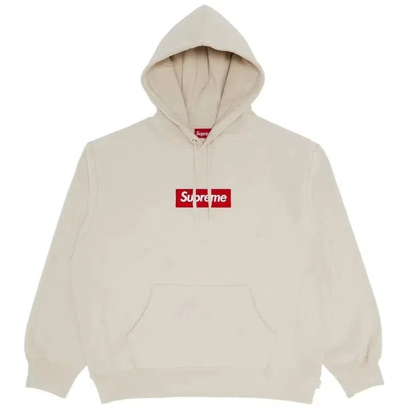 Supreme Box Logo Hooded Sweatshirt (FW24) Stone - Im Your Wardrobe